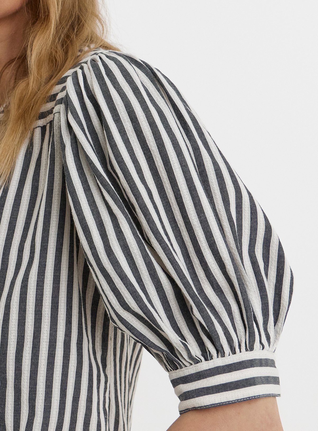 JD WILLIAMS Stripe Short Sleeve Tunic 30 - Image 4 thumbnail